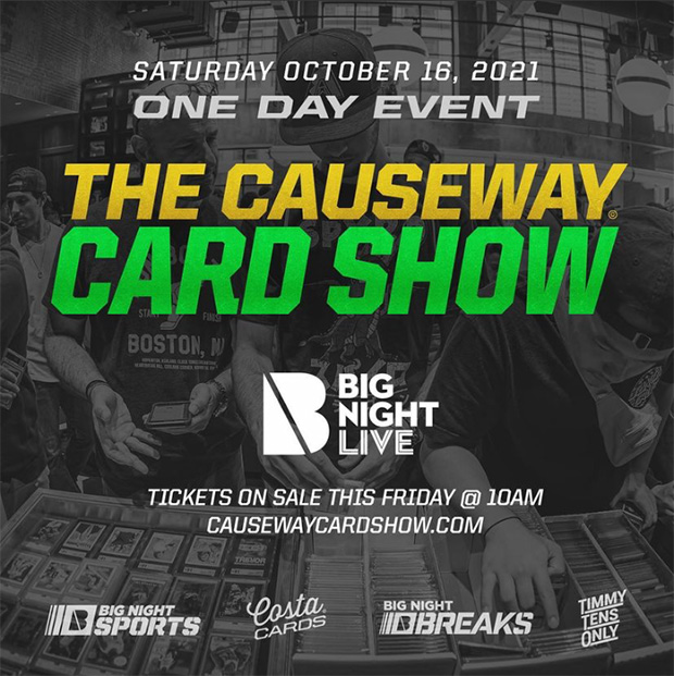 Causeway Card Show | October 16, 2021 | Event Flyer