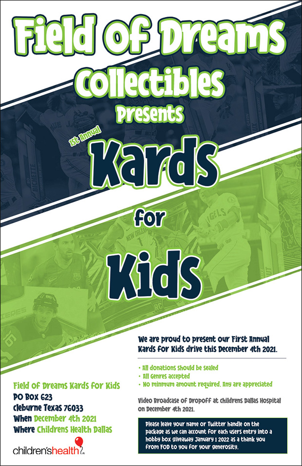 Kards for Kids | December 4, 2021 | Event Flyer