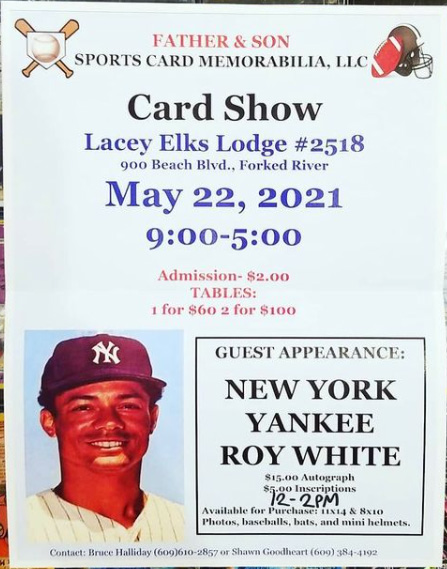 Father & Son Card Show | May 22, 2021 | Event Flyer