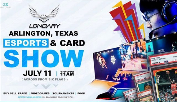 Esports & Card Show | July 11, 2021 | Event Flyer