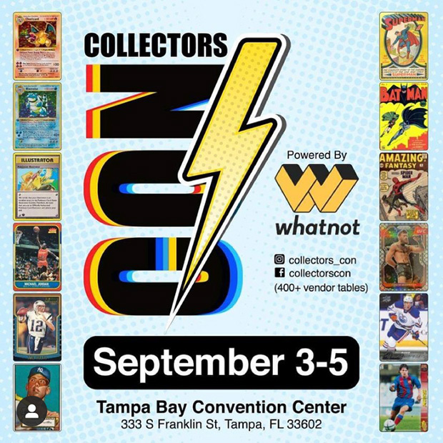 Collectors Con | September 3-5, 2021 | Event Flyer