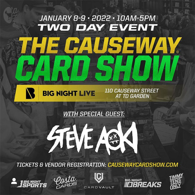 Causeway Card Show | January 8-9, 2022 | Event Flyer