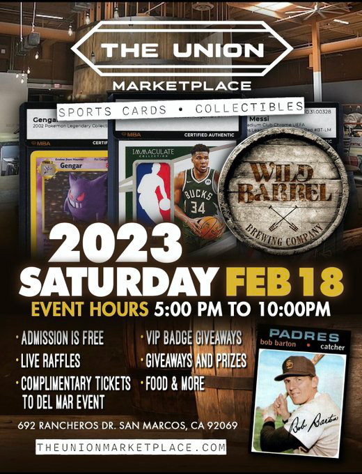 The Union Marketplace | February 18, 2023 | Event Flyer