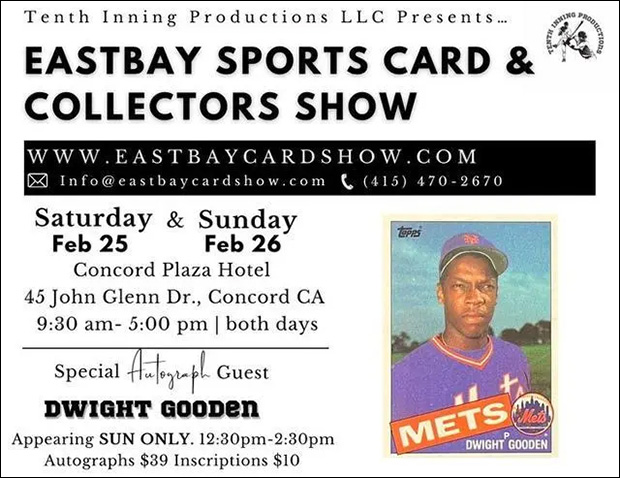 Eastbay Sports Card & Collectors Show | February 25, 2023 | Event Flyer