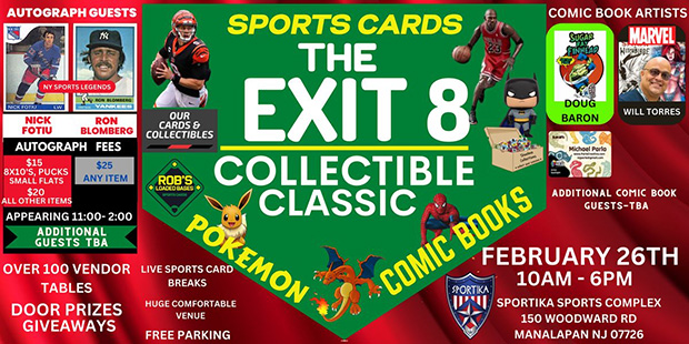 Exit 8 Collectible Classic | February 26, 2023 | Event Flyer