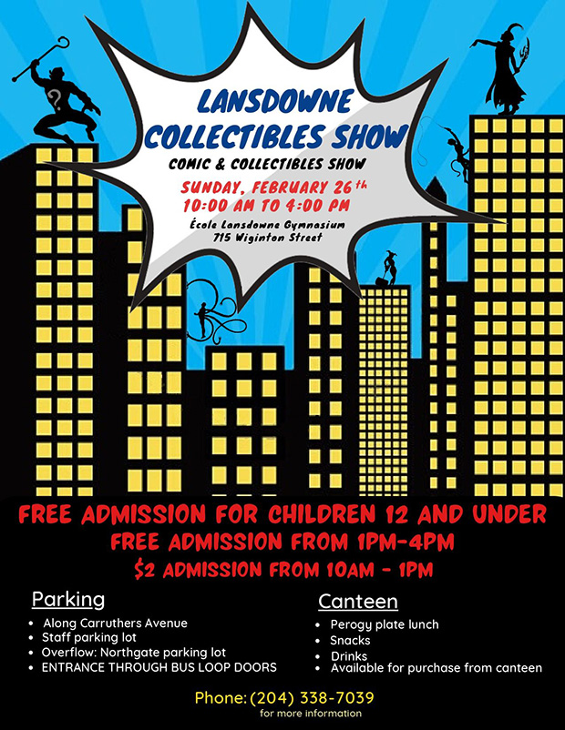 Lansdowne Collectibles Show | February 26, 2023 | Event Flyer