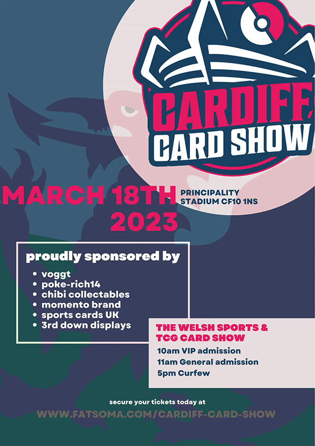 Cardiff Card Show | March 18, 2023 | Event Flyer