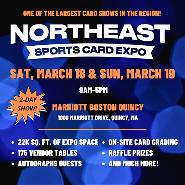 Northeast Sports Card Expo | March 18-19, 2023 | Event Flyer