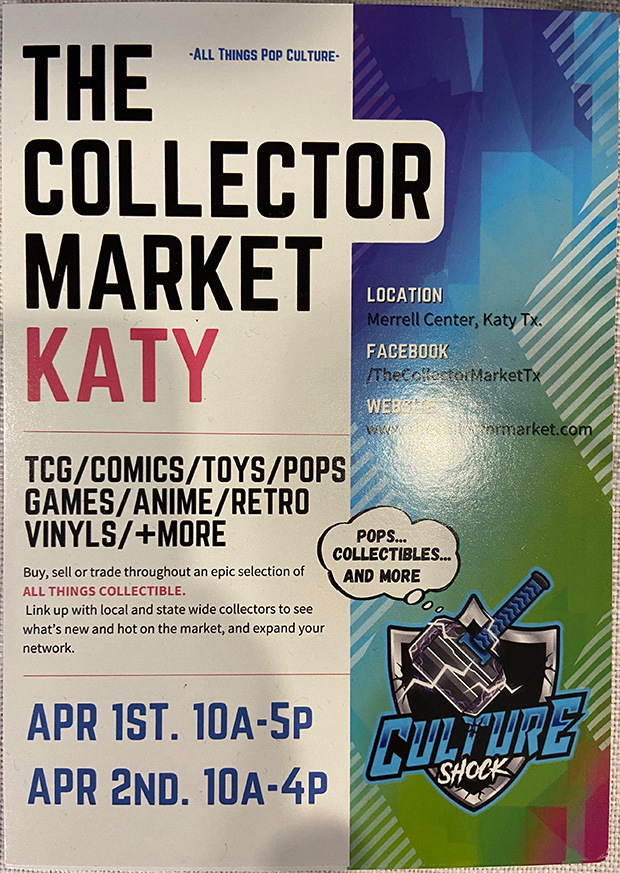 The Collector Market Katy | April 1-2, 2023 | Event Flyer