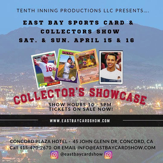 Eastbay Sports Card & Collectors Show | April 15-16, 2023 | Event Flyer