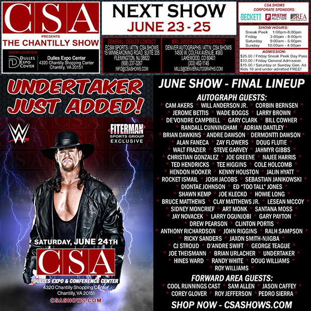 CSA Chantilly Show | June 23-25, 2023 | Event Flyer