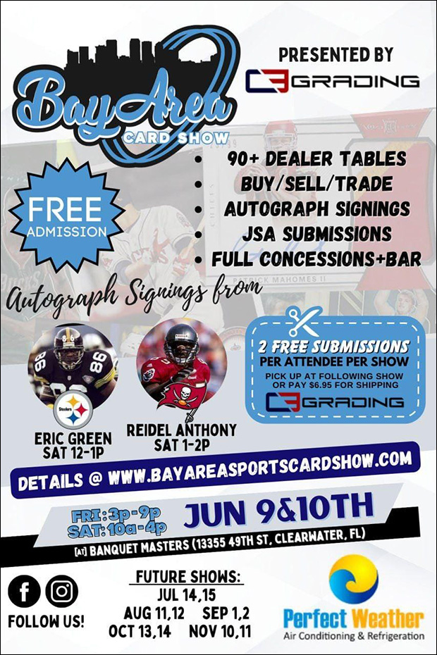 Bay Area Card Show | June 9, 2023 | Event Flyer