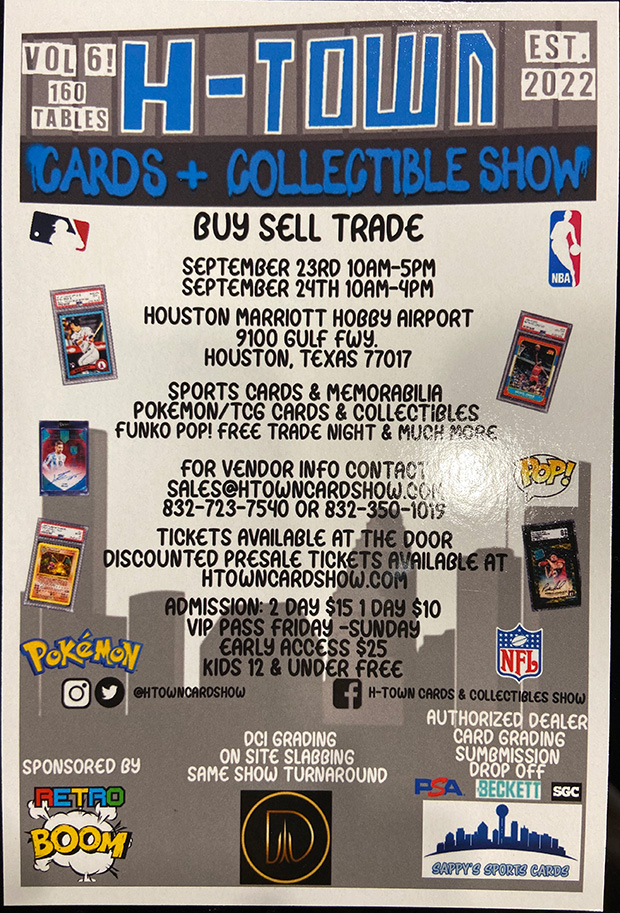 Htown Cards and Collectibles Show - Home