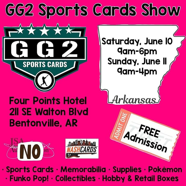 GG2 Sports Card Show | June 10-11, 2023 | Event Flyer