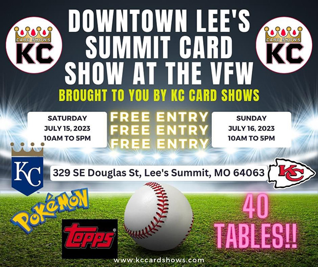 Summit Card Show | July 15-16, 2023 | Event Flyer
