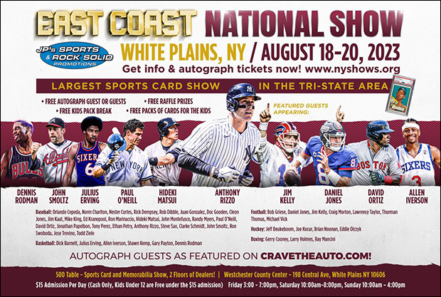 East Coast National Show | August 18-20, 2023 | Event Flyer