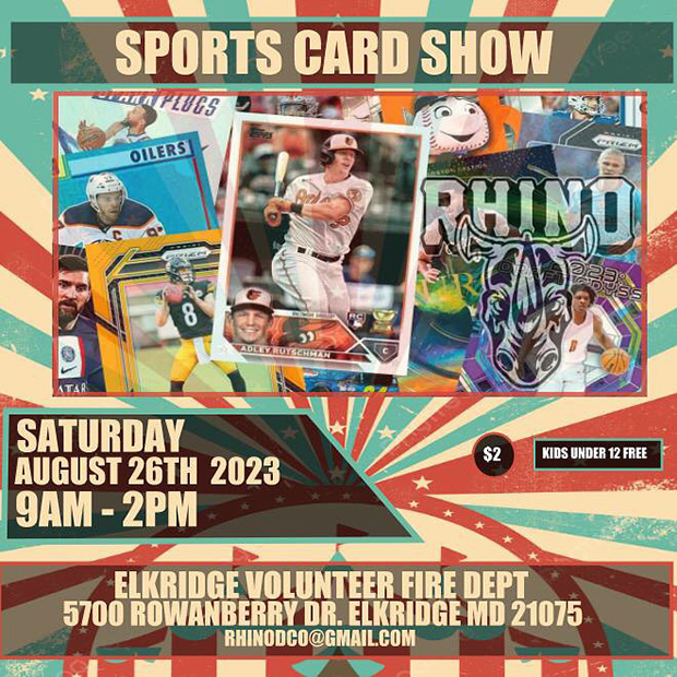 Sports Card Show | August 26, 2023 | Event Flyer