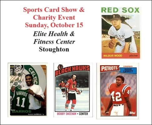 Stoughton Sports Card Show & Charity Event | October 15, 2023 | Event Flyer