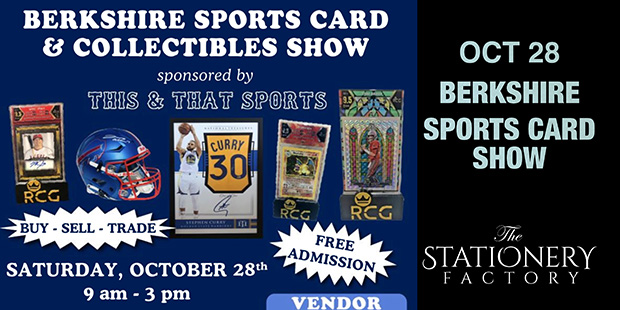 Berkshire Sports Card & Collectibles Show | October 28, 2023 | Event Flyer