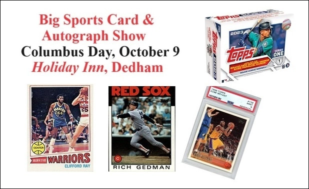 Big Sports Card & Autograph Show | October 9, 2023 | Event Flyer