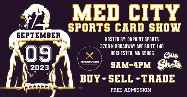 Med City Sports Card Show | September 9, 2023 | Event Flyer