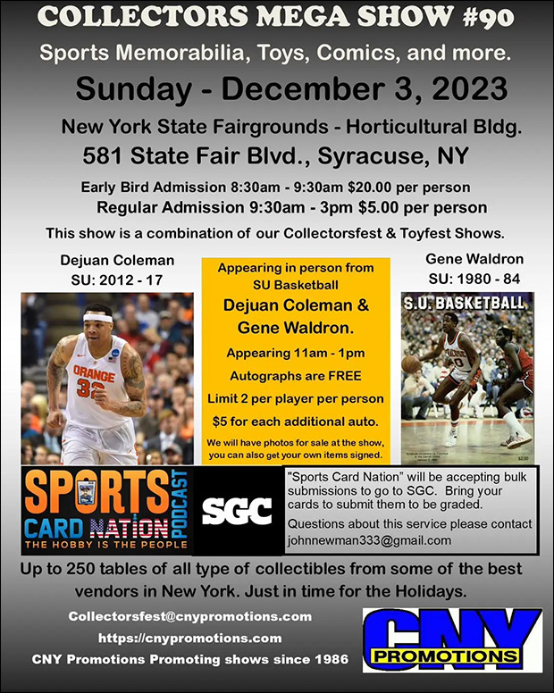 Collectors Mega Show | December 3, 2023 | Event Flyer