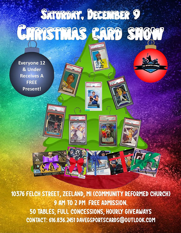 Zeeland Christmas Card Show | December 9, 2023 | Event Flyer