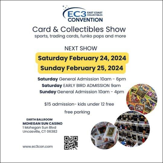 East Coast Collectibles Convention | February 24-25, 2024 | Event Flyer