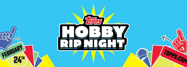 Topps Hobby Rip Night | February 24, 2024 | Event Flyer