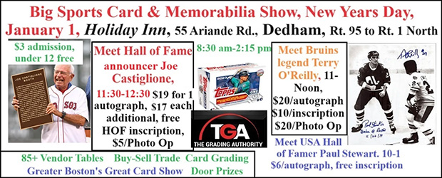 Big Sports Card & Memorabilia Show | January 1, 2024 | Event Flyer