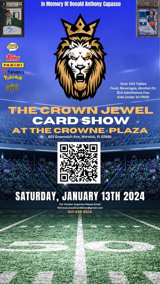 The Crown Jewel Card Show | January 13, 2024 | Event Flyer