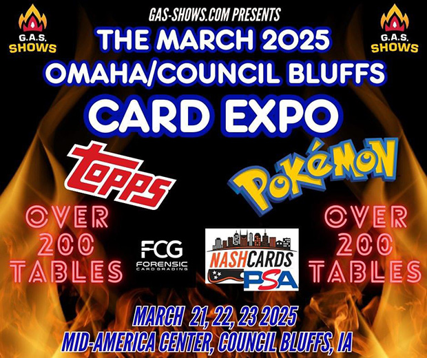 Council Bluffs Card Expo | March 21-23, 2025 | Event Flyer