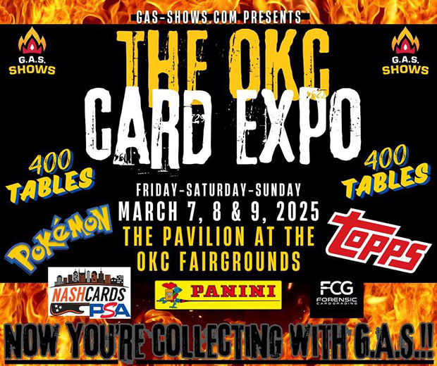 The OKC Card Expo | March 7-9, 2025 | Event Flyer