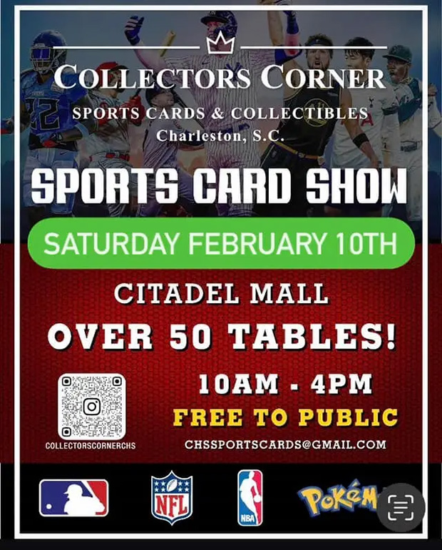 Collectors Corner Sports Card Show | February 10, 2024 | Event Flyer